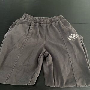 H&M Tennis Embroidered Dark Grey Sweatpants